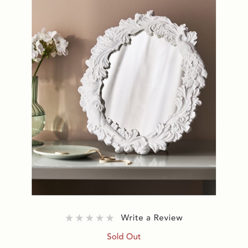 Anthropologie vanity mirror